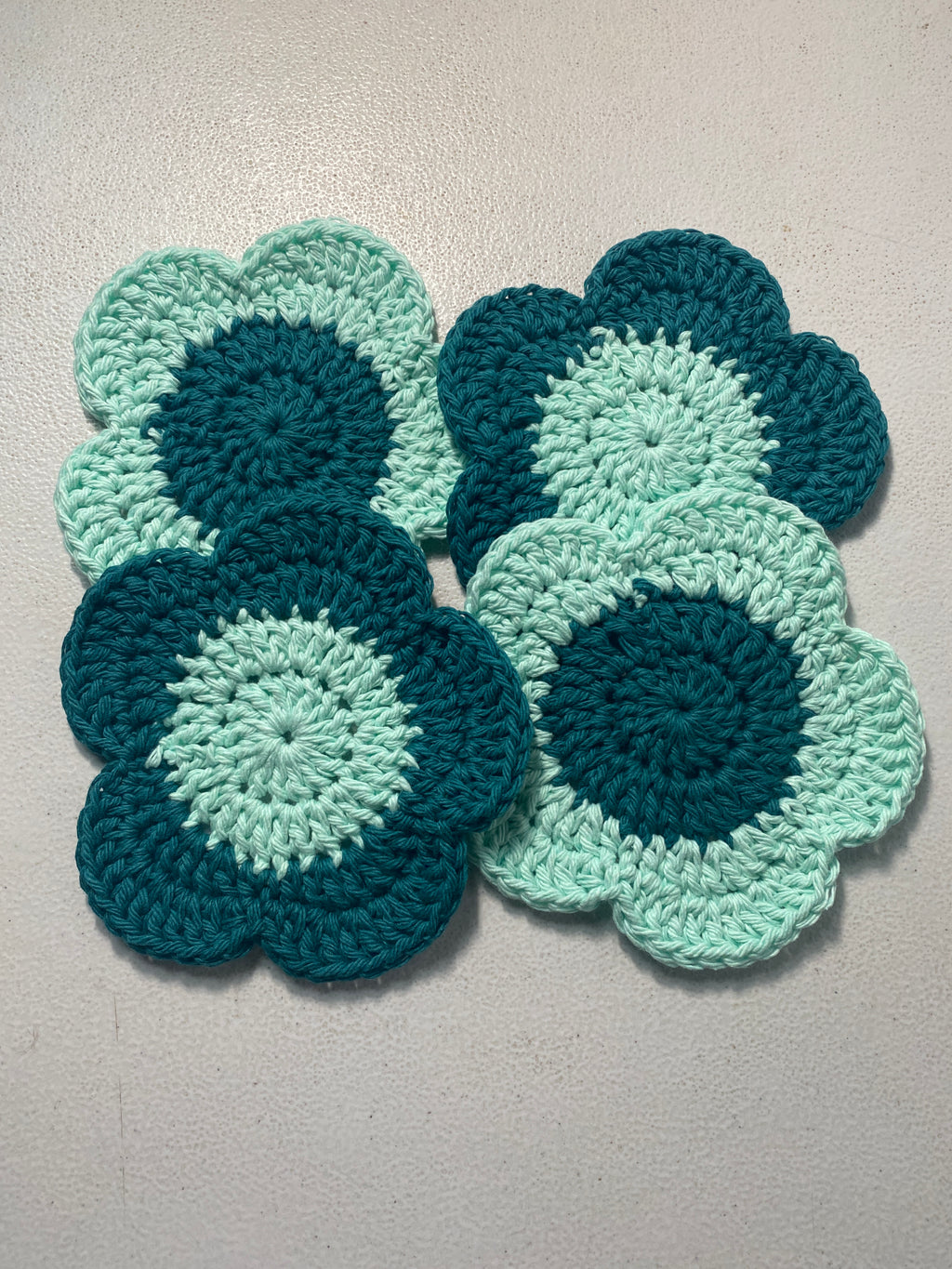 Flower Coasters - Set of 4