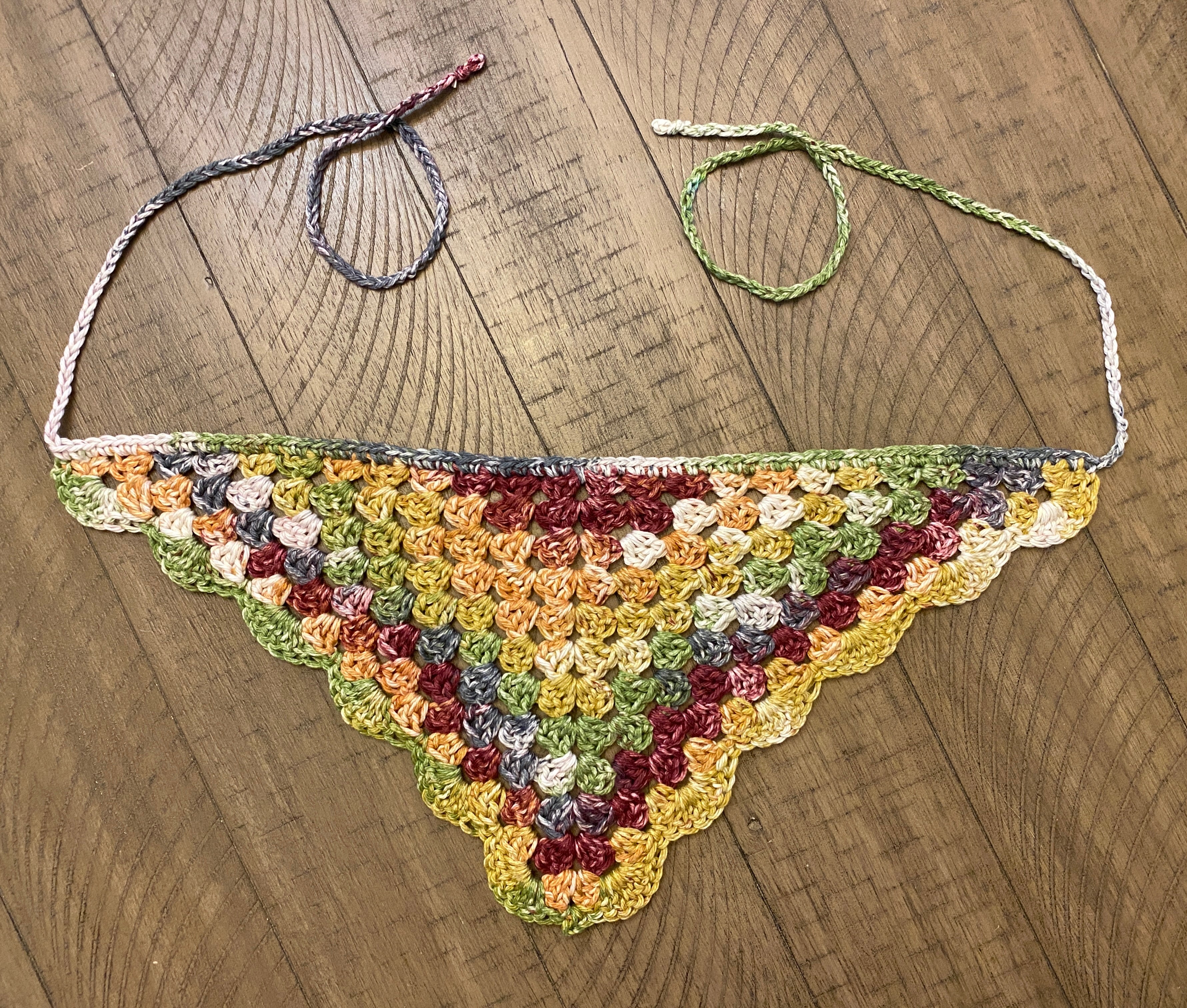 Granny Stitch Hair Bandanna
