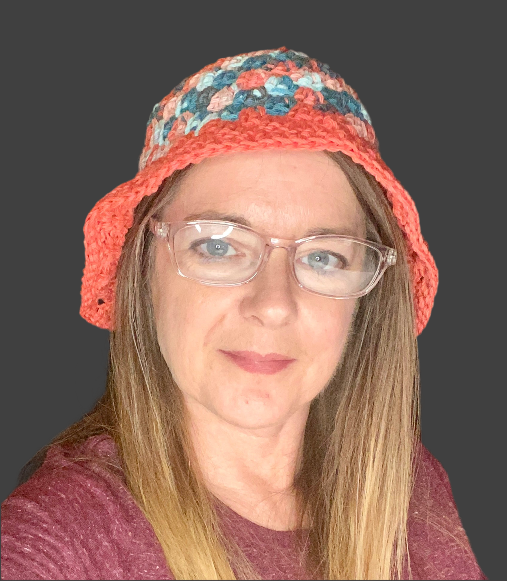 Granny Stitch Bucket Hat-Cotton