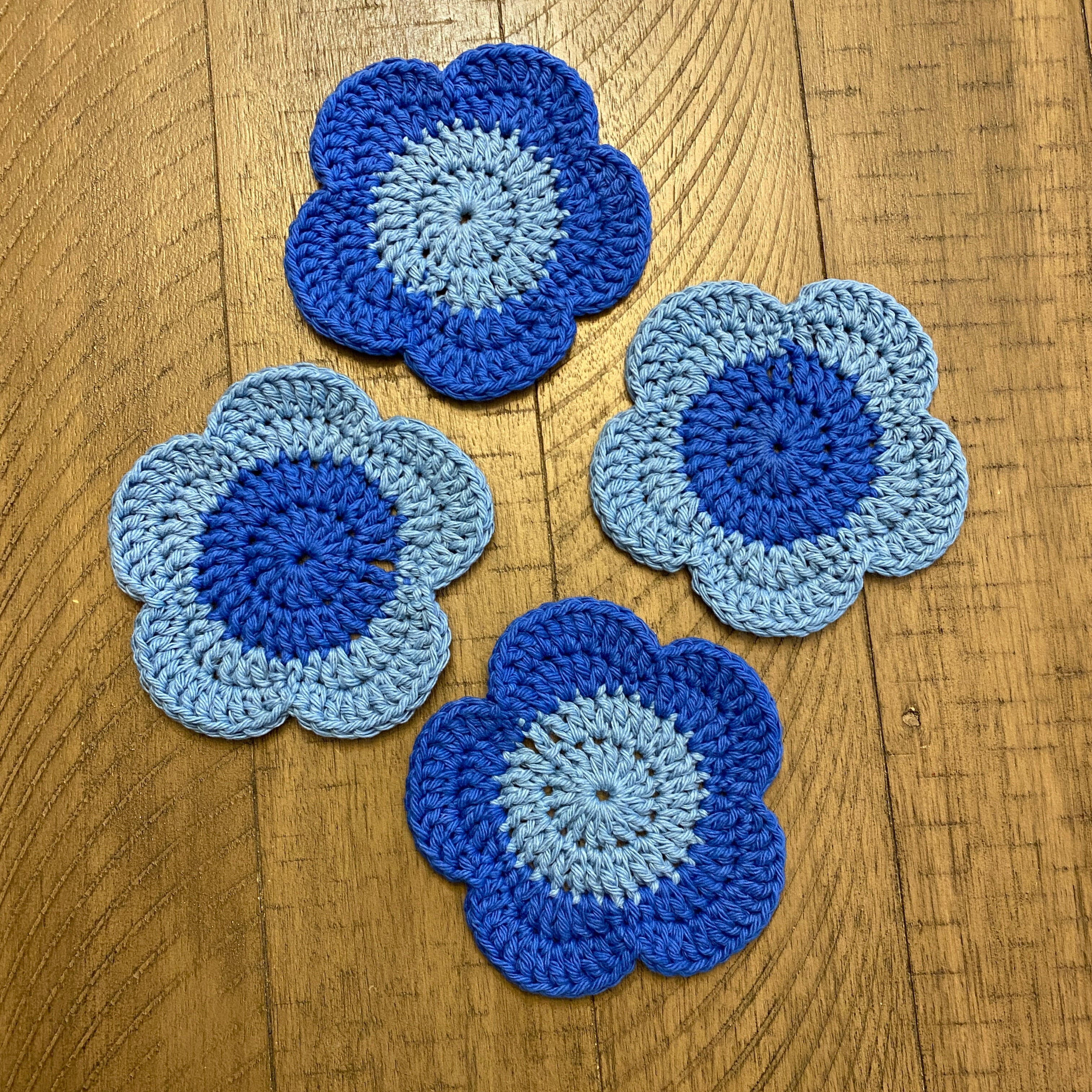 Flower Coasters - Set of 4
