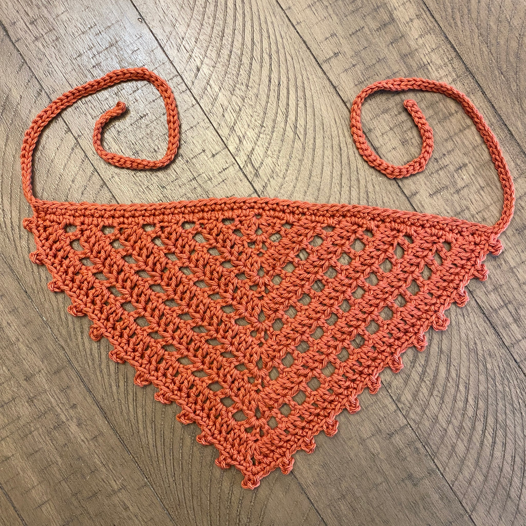 Double Crochet Spaced Hair Bandana