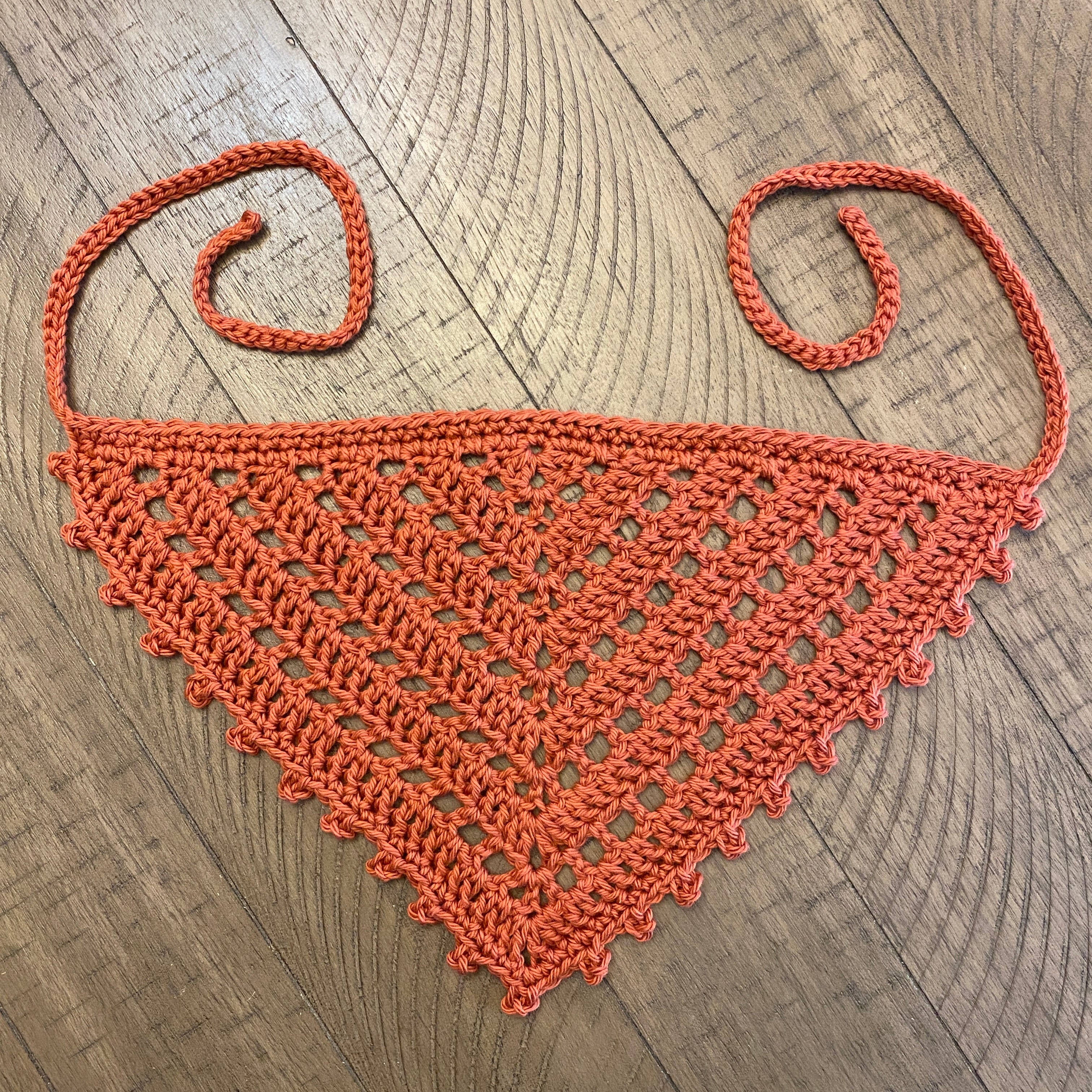 Double Crochet Spaced Hair Bandana